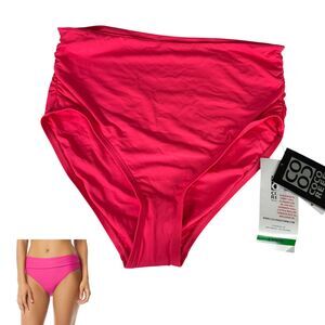 Coco Reef U95208 Hot Pink Impulse Rollover Bikini Bottoms Size Large NEW